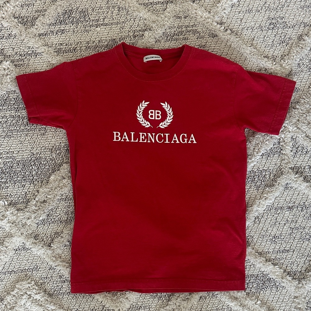 Balenciaga s Bold Red Tee
